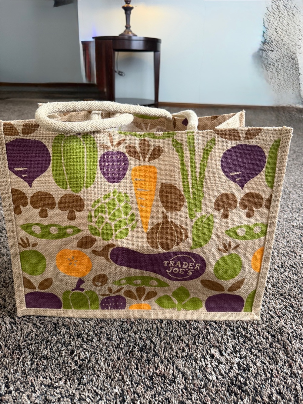 Jute Vintage Trader Joe bag